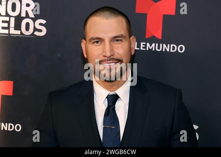 Mexico, Mexique. 01 février 2024. Rafael Amaya est présent à l'événement tapis rouge pour la saison 9 de la série télévisée ''El Senor de los Cielos'' à Casa Abierta Monte de Piedad à Mexico, Mexique, le 1 février 2024. (Photo de Francisco Morales/Eyepix Group) crédit : NurPhoto SRL/Alamy Live News Banque D'Images