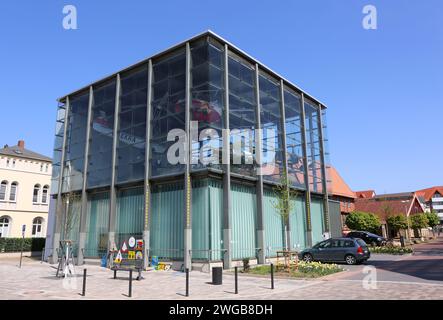 BUCKEBURG, ALLEMAGNE-24 AVRIL 2019 : le Hubschraubermuseum (Musée de l'hélicoptère) Bückeburg est situé dans la ville allemande de Bückeburg Banque D'Images