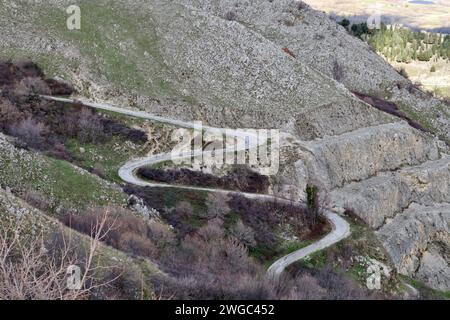 Civita Superiore di Bojano à Molise Banque D'Images