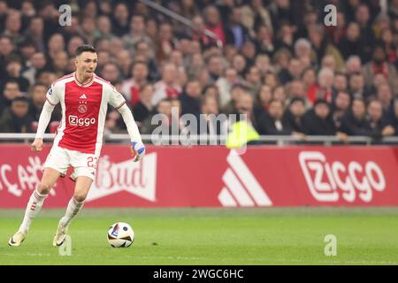 Amsterdam, pays-Bas. 3 février 2024. AMSTERDAM, PAYS-BAS - 3 FÉVRIER : Steven Berghuis lors du match néerlandais d'Eredivisie entre l'AFC Ajax et le PSV au Johan Cruijff Arena le 3 février 2024 à Amsterdam, pays-Bas. (Photo de Peter Lous/Orange Pictures) crédit : dpa/Alamy Live News Banque D'Images