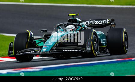Circuit du Grand Prix de Suzuka, 4 février 2024 : Fernando Alonso (ESP) d'Aston Martin lors du Grand Prix de formule 1 du Japon 2023 Banque D'Images