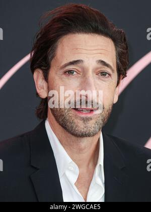 WESTWOOD, LOS ANGELES, CALIFORNIE, États-Unis - FÉVRIER 03 : Adrien Brody arrive à la première de Lola de vertical Entertainment qui s'est tenue au Regency Bruin Theatre le 3 février 2024 à Westwood, Los Angeles, Californie, États-Unis. (Photo de Xavier Collin/image Press Agency) Banque D'Images