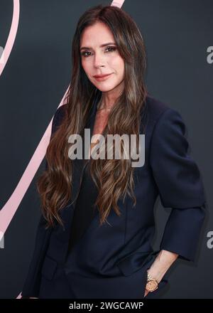 Westwood, États-Unis. 03 février 2024. WESTWOOD, LOS ANGELES, CALIFORNIE, États-Unis - 03 FÉVRIER : Victoria Beckham arrive à la première de Lola de vertical Entertainment qui s'est tenue au Regency Bruin Theatre le 3 février 2024 à Westwood, Los Angeles, Californie, États-Unis. (Photo de Xavier Collin/image Press Agency) crédit : image Press Agency/Alamy Live News Banque D'Images