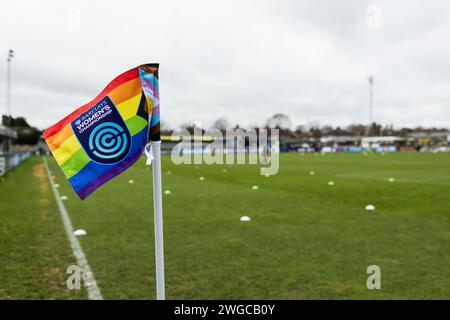 Londres, Royaume-Uni. 04 février 2024. Londres, Angleterre, 04 2024 février : stade avant le match de championnat des femmes Barclays entre Watford et Birmingham City à Grosvenor Vale à Londres, Angleterre. (Pedro Porru/SPP) crédit : SPP Sport Press photo. /Alamy Live News Banque D'Images