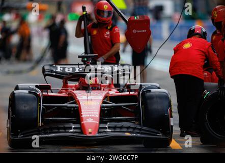 Circuit du Grand Prix de Suzuka, 4 février 2024 : Charles Leclerc (MCO) de Ferarri lors du Grand Prix de formule 1 du Japon 2023 Banque D'Images