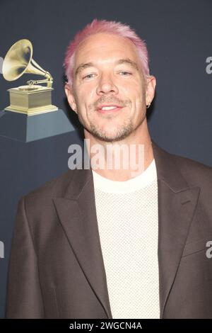 Beverly Hills, ca. 03 février 2024. Diplo au 66e GRAMMY Awards Pre-GRAMMY Gala & GRAMMY Salute to Industry Icons honorant Jon Platt au Beverly Hilton le 03 février 2024 à Beverly Hills, Californie. Crédit : Faye Sadou/Media Punch/Alamy Live News Banque D'Images