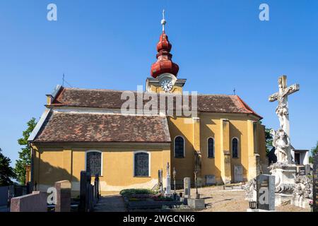 Église paroissiale de Stephan, Frauendorf an Der Schmida Im Weinviertel NÖ, Autriche Banque D'Images