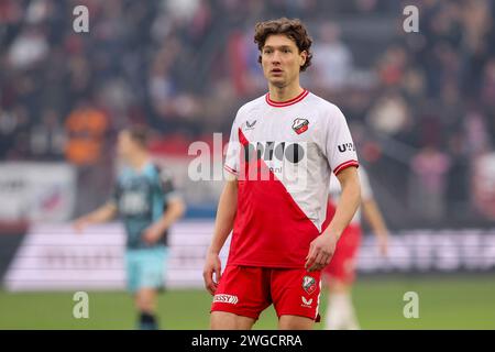 Utrecht, pays-Bas. 4 février 2024. UTRECHT, PAYS-BAS - 4 FÉVRIER : Sam Lammers du FC Utrecht lors du match néerlandais d'Eredivisie entre le FC Utrecht et le FC Volendam au Stadion Galgenwaard le 4 février 2024 à Utrecht, aux pays-Bas. (Photo de Ben gal/Orange Pictures) crédit : dpa/Alamy Live News Banque D'Images