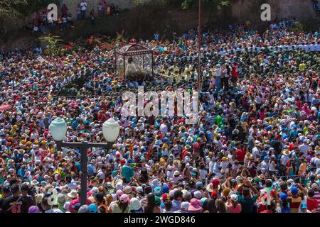 Procession de la Vierge Divina Pastora dans la ville de Barquisimeto, État de Lara, Venezuela. Banque D'Images