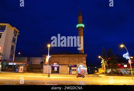 Une vue nocturne depuis Bolu, Turquie Banque D'Images