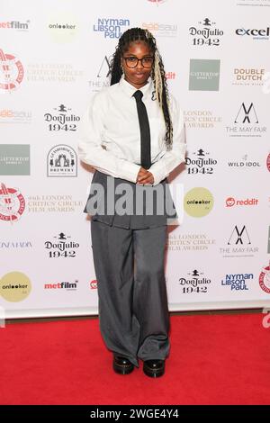 The Mayfair Hotel, Londres, Royaume-Uni. 4 février 2024. Temilola Olatunbosun photographié lors de la 44e cérémonie des London Critics' Circle film Awards. Photo de Julie Edwards./Alamy Live News Banque D'Images