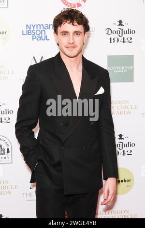 The Mayfair Hotel, Londres, Royaume-Uni. 4 février 2024. Paul Mescal photographié lors de la 44e cérémonie des London Critics' Circle film Awards. Photo de Julie Edwards./Alamy Live News Banque D'Images