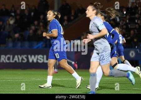 Kingsmeadow, Kingston, Royaume-Uni. 04 février 2024. Lauren James (Chelsea 10) lors du match WSL entre Chelsea et Everton à Kingsmeadow, Kingston, Royaume-Uni, le 04 février 2024 (Bettina Weissensteiner/SPP) crédit : SPP Sport Press photo. /Alamy Live News Banque D'Images