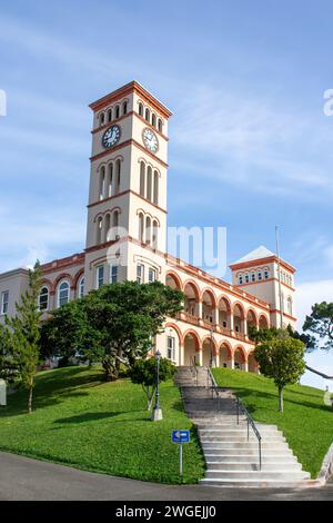 Sessions House (Cour suprême), Parliament Street, ville de Hamilton, paroisse de Pembroke, Bermudes Banque D'Images