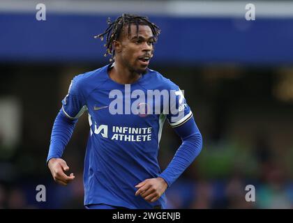 Londres, Royaume-Uni. 4 février 2024. Carney Chukwuemeka de Chelsea lors du match de Premier League à Stamford Bridge, Londres. Le crédit photo devrait se lire : Paul Terry/Sportimage crédit : Sportimage Ltd/Alamy Live News Banque D'Images