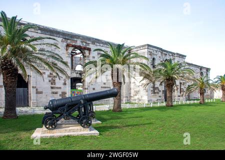 Chantier naval, Royal Naval Dockyard, Sandy's Parish, Bermudes Banque D'Images