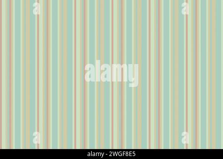 Vecteur de fond de bande de complexité, texture de motif sans couture saisonnière. Créativité lignes de tissu verticales textiles de couleur claire et orange. Illustration de Vecteur
