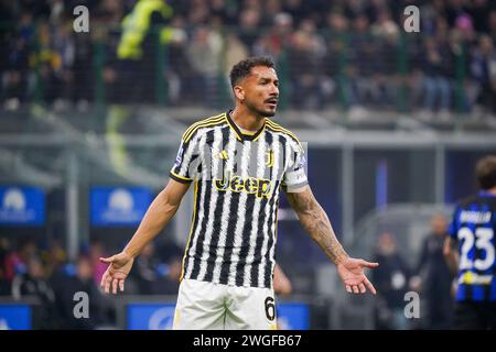 Milan, Italie. 4 février 2024. Danilo, lors de FC Inter contre Juventus FC, Serie A, au stade Giuseppe Meazza. Crédit : Alessio Morgese/Alessio Morgese / Emage / Alamy Live News Banque D'Images