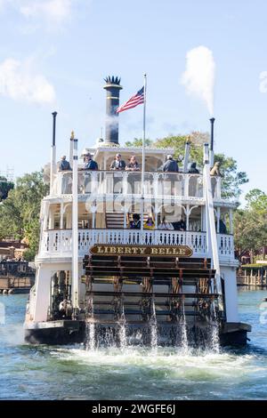 Liberty belle Riverboat, Liberty Square, Magic Kingdom, Walt Disney World Resort, Orlando, Floride, États-Unis d'Amérique Banque D'Images