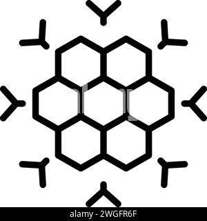 Icône pour polyester, fibre Illustration de Vecteur