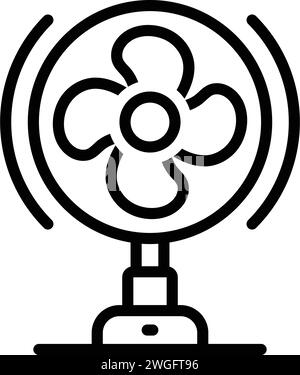 Icône pour ventilateur, spiracle Illustration de Vecteur