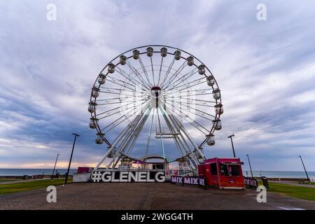 La roue Skyline à Glenelg. Adélaïde, Australie méridionale. Banque D'Images