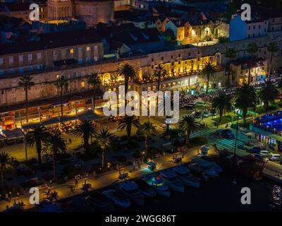 Ville de Split de l'air Banque D'Images