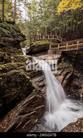 Sabbaday tombe dans les White Mountains du New Hampshire en automne Banque D'Images