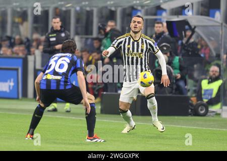 Milan, Italie. 04th Feb, 2024. Milan, Italie - 4 février 2024 - Inter-Juventus série A - kostic juventus crédit : Kines Milano/Alamy Live News Banque D'Images