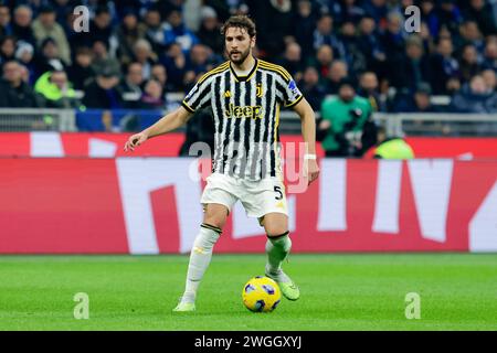 Milan, Italie. 04th Feb, 2024. Milan, Italie - 4 février 2024 - Inter-Juventus série A - locatelli manuel juventus crédit : Kines Milano/Alamy Live News Banque D'Images