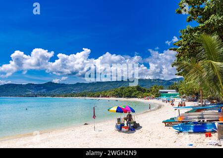 Chaweng beach, Ko Samui, Thaïlande Banque D'Images