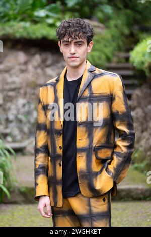 Rome, Italie, le 5 février 2024 - Michele Bravi assiste à la séance photo pour le film 'Finalmente l'Alba' à l'Hôtel de Russie à Rome. Crédits : Luigi de PompeisAlamy Live News Banque D'Images