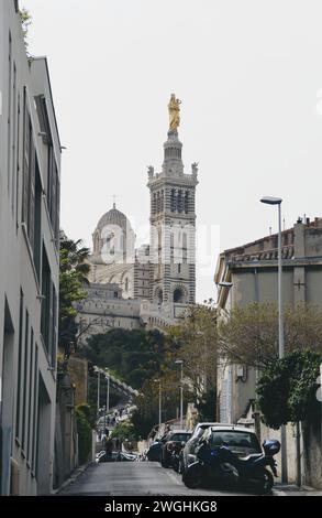 basilique notre-Dame de la garde à Marseille en France, le 19 avril 2019 Banque D'Images