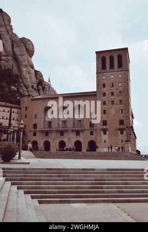 Monastère de Montserrat en Catalogne, Espagne, le 11 mai 2023 Banque D'Images