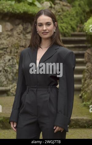 Italie, Rome, 5 février 2024. Photo-appel du film 'enfin l'aube' photo : Lily James photo © Fabio Mazzarella/Sintesi/Alamy Live News Banque D'Images