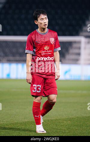 Doha, Qatar. 5 février 2024. Al-Duhail SC VS Zenit FC：tournoi amical de LA COUPE DE L'ÉGALITÉ au stade Jassim bin Hamad. Crédit : Meng Gao/Alamy Live News Banque D'Images