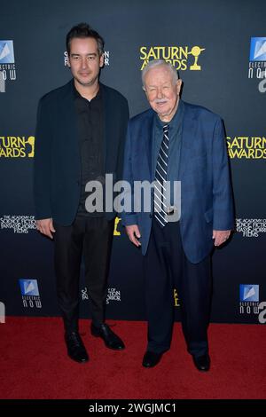Jim Quan und Jimmy Hunt BEI der Verleihung der 51. Saturn Awards 2024 à Los Angeles Marriott Burbank Airport Hotel. Burbank, 04.02.2024 *** Jim Quan et Jimmy Hunt lors de la présentation des Saturn Awards 51 2024 au Los Angeles Marriott Burbank Airport Hotel Burbank, 04 02 2024 Foto:xD.xStarbuckx/xFuturexImagex saturn 4262 Banque D'Images