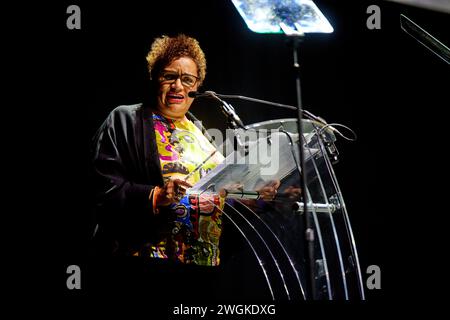 Jackie Kay CBE, poète, dramaturge et romancière écossais aux Manchester culture Awards 2023 Banque D'Images