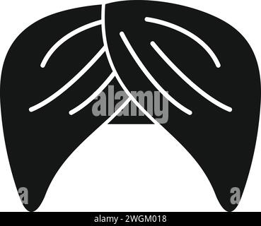 Icône de casque turban homme vecteur simple. Est culturel. Ferme musulmane asiatique Illustration de Vecteur