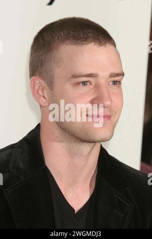 Justin Timberlake lors du lancement de la collection William Rast à Bloomingdale's 59th Street à New York le 1er novembre 2005. Crédit photo : Henry McGee/MediaPunch Banque D'Images