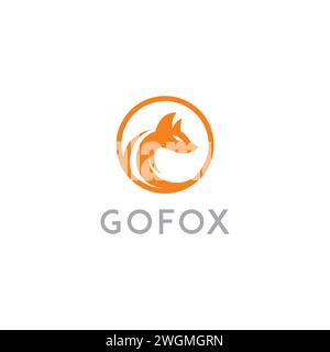 Logo Go Fox. Illustration vectorielle Fox Illustration de Vecteur