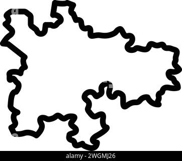 Icône pour glasgow ; forme de la coque Illustration de Vecteur