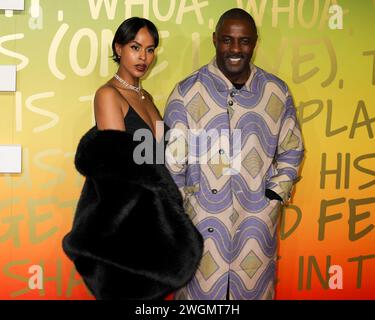 Londres, Royaume-Uni. 30 janvier 2024. Sabrina Dhowre Elba et Idris Elba assistent à la première britannique de 'Bob Marley : One Love' au BFI IMAX Waterloo à Londres. Crédit : SOPA images Limited/Alamy Live News Banque D'Images