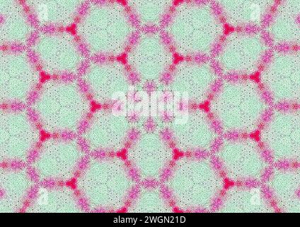 Créé avec l'abstraction GIMP. Une peinture vibrante créée en combinant plusieurs photographies représentant des peintures acryliques floues dans un liquide, suivie par pro Banque D'Images