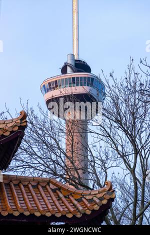 Euromast, tour d'observation à Rotterdam, pays-Bas Banque D'Images