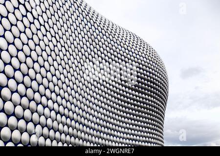 Close-up de l'Arène Selfridges conçu par les futurs systèmes, dans le centre de Birmingham, UK Banque D'Images