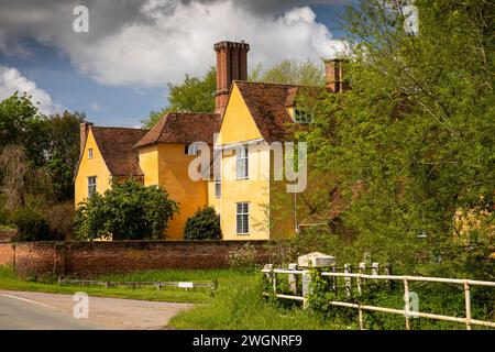 Royaume-Uni, Angleterre, Suffolk, Thorington Street, Thorington Hall Banque D'Images