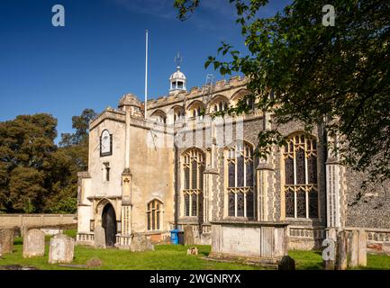 Royaume-Uni, Angleterre, Suffolk, East Bergholt, église paroissiale Sainte Marie la Vierge Banque D'Images