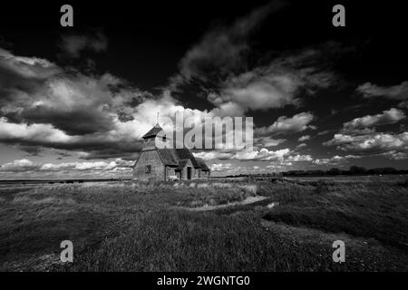 Église St Thomas Becket Fairfield Romney Marsh Kent Angleterre Royaume-Uni Banque D'Images