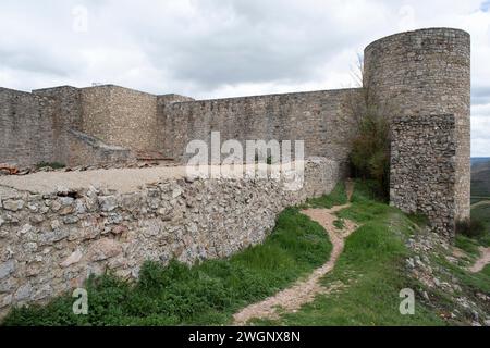 Medinaceli, château (alcazaba). Province de Soria, Castilla y Leon, Espagne. Banque D'Images